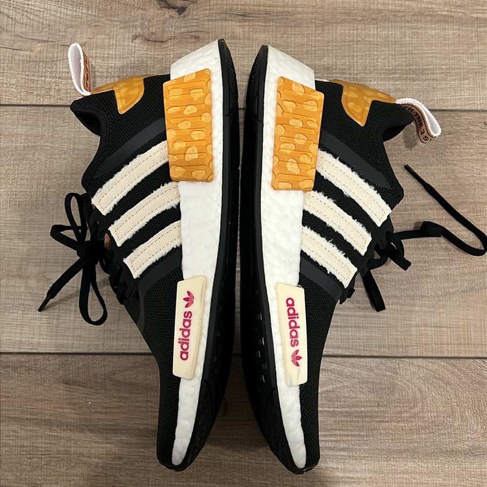 adidas X Bambi Black and Gold Athletic Shoes - Picture 10 of 16